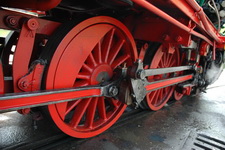 Fahrwerk einer Dampflokomotive