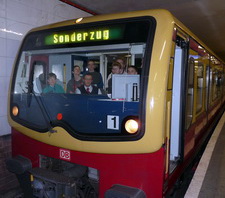 Bild: Parkeisenbahner besuchen S-Bahn Berlin