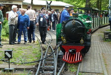 Teilnahme am Dienst bei der Parkeisenbahn