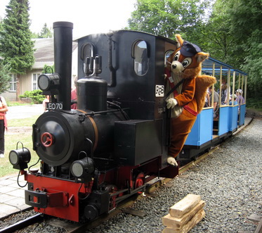 Bild: Parkolino zu Gast bei der Ferienlandeisenbahn Crispendorf