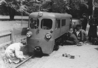 The volunteers of the railway visit the saurierpark with the sponsors association.