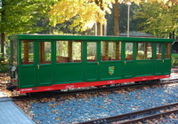 Two trains at zoo station