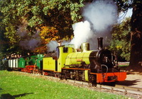 Full steam through the park