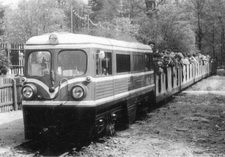Foto Histoire du Parkeisenbahn de Dresden  - chemin de fer du parc de Dresde - 1966