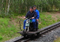 The rail moped at the mainstation