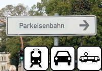 Bild Anreise zur Parkeisenbahn Dresden im Großen Garten