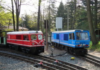 Bild der Lokomotiven EA01 und EA02 im Bahnhof Zoo