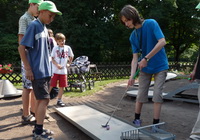 Mit Kindern und Parkeisenbahn zum Minigolf und Pit-Pat im Großen Garten Dresden