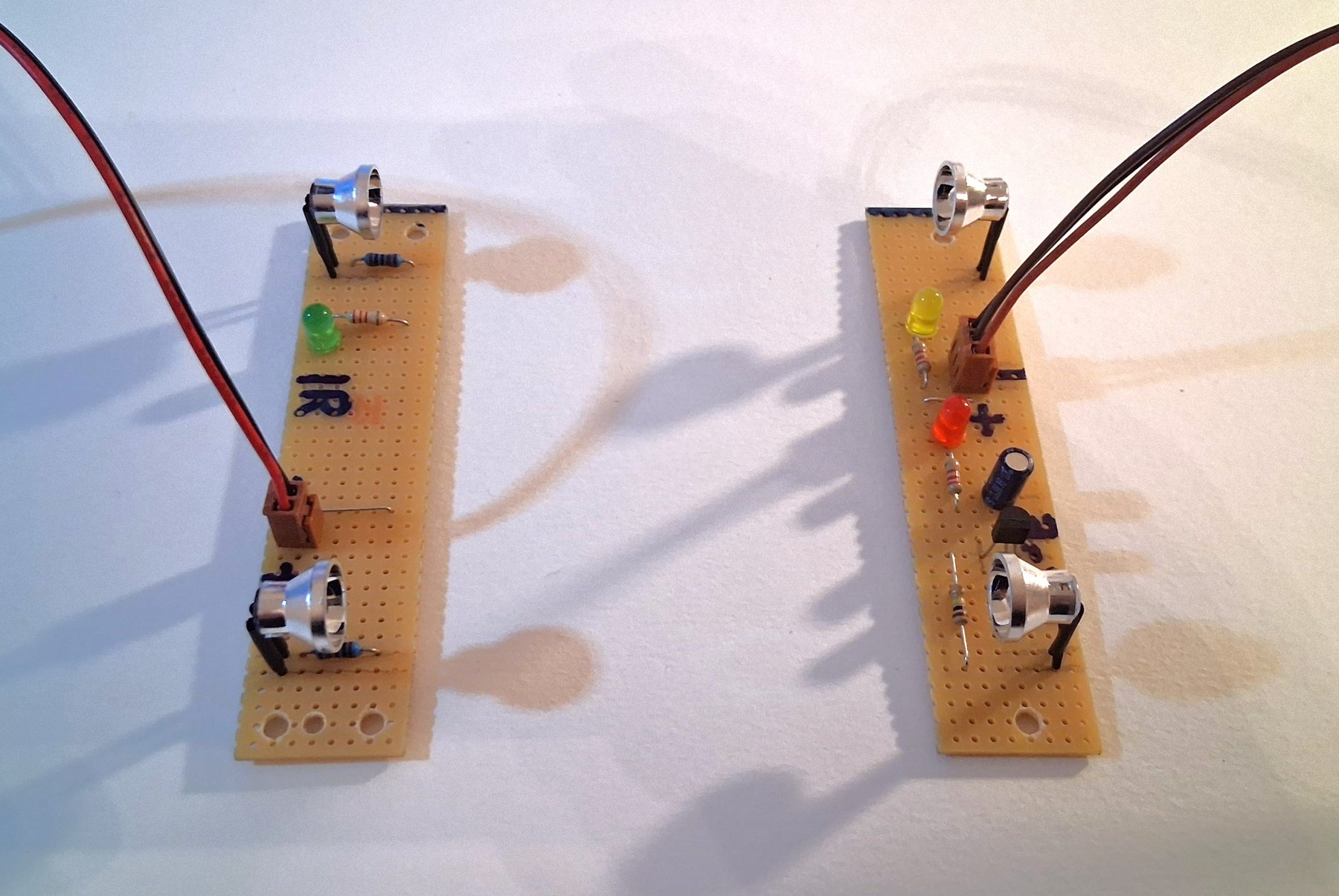 IR-Lichtschranke, Platinen