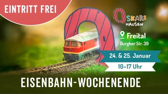Banner Eisenbahnwochenende Oskarshausen