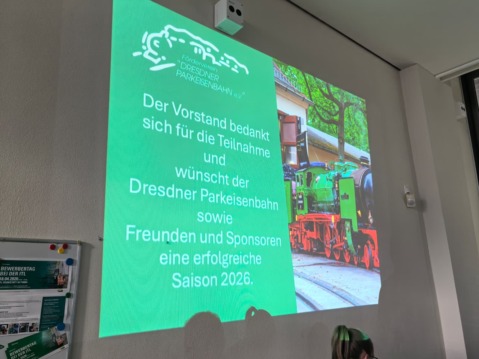 Beamer Präsentation Abschlussfolie