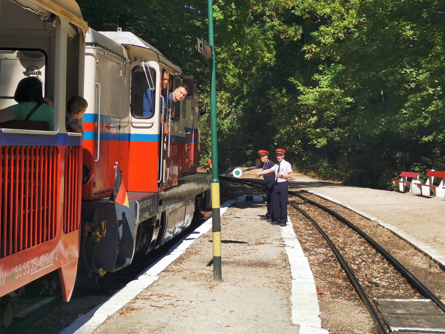 Bild Kindereisenbahn Budapest