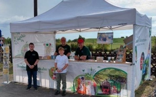 Vereinsstand beim Windbergbahnfest