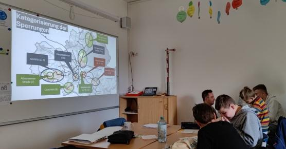 Auswertung der Baustellenplanung in der Ausbildungsstätte