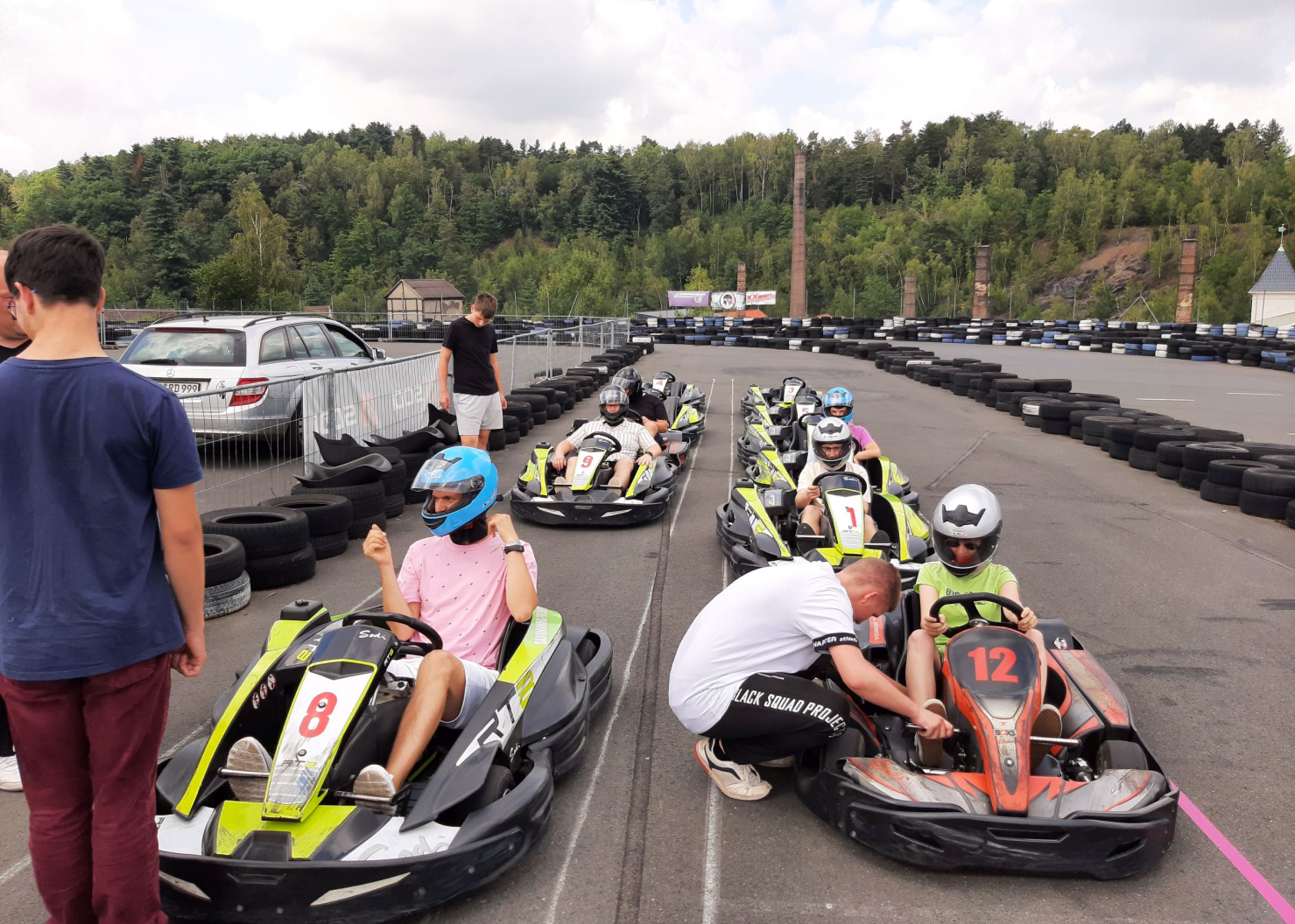 Kartfahren bei Freiberg