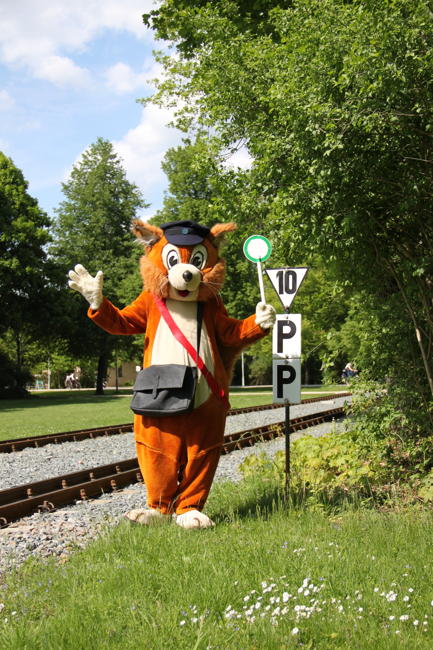 Ich bin Maskottchen Parkolino